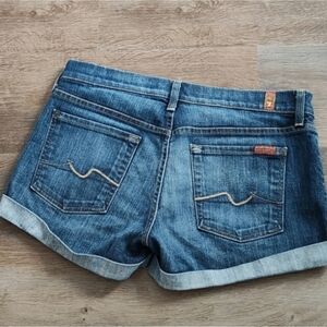 Women's Blue Denim Shorts